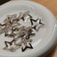 50/10pcs Silver Star Hairpins for Women Stars Filigree Metal Snap Carousel 4
