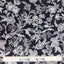 Quilting Patchwork Sewing Fabric Black Floral 50x55cm FQ Carousel 1