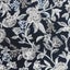 Quilting Patchwork Sewing Fabric Black Floral 50x55cm FQ Carousel 2