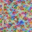 Quilting Patchwork Sewing Fabric Boho Cosmic Cows 50x55cm FQ Carousel 4