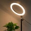 10 Inch Ring Light Kit with Overhead Phone Holder Tripod Carousel 6
