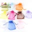 50pcs Drawstring Organza Bags Jewelry Packaging Bags Candy Wedding Carousel 5