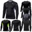 Men Compression Running T Shirt Fitness Tight Long Sleeve Sport Carousel 3