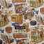 Quilting Patchwork Sewing Fabric Vintage Luggage 50x55cm FQ Carousel 3