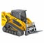 Die-cast Tractor Car BobCat Skid Steer, 1:50, Metal, Huina 1707 (GREEN) Carousel 14