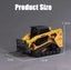 Die-cast Tractor Car BobCat Skid Steer, 1:50, Metal, Huina 1707 (GREEN) Carousel 18