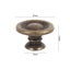 10PCS Vintage Round Drawer Door Knob Hardware Retro Furniture Cabinet P Carousel 9