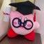 Cute Cartoon Anime Star Kirby Plush Toy Large Pink Kirby Ph.D. Hat Carousel 4