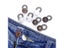 1/ 5/ 10pcs Button Extender For Pants Jeans Free Sewing Adjustable Retractable Carousel 3