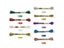 8 Meters 12 Strands Colorful Metallic Handmade Cross-stitch Wiring Gold Silk Carousel 7
