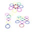 Outdoor Kids Funny Physical Training Sport Toys Lattice Jump Ring Set Carousel 6
