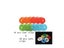 22 PCS/LOT SOCK CLIPS Sock Holder Rings Pack Of Colorful Sock Organizers Carousel 1
