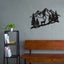 Metal Deer Wall Art Signs Forest Mountain Cabin Decor Black Cutout Carousel 6