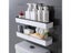Toilet Bathroom Storage Rack Wall Hanging White Shelf Organizer Carousel 4