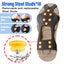 1Pair 10 Studs Anti-Skid Ice Snow Gripper Spike Winter Climbing Carousel 3