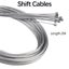 10Pcs MTB Bicycle Brake Cable Shift Cable 2M Bike Speed Line Set Carousel 5