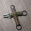 Outdoor Keychain Ring Camping Carabiner Military Paracord Cord Rope Carousel 3