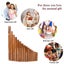 15 Pipes Natural Bamboo Wind Instrument Bamboo Panpipe G Key Pan Carousel 5