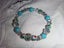 Blue Turquoise, Pave Crystal Ball & Clear Crystal Bracelet - #8 Carousel 2