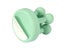 4Pcs Multifunctional Silicone Hooks Self Adhesive Toothbrush Holder Hook Green Carousel 4