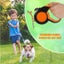 Retractable Dog Leash 5m, Dog Leash with Reflective Tape Design - Orange Carousel 4