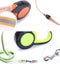 Retractable Dog Leash 5m, Dog Leash with Reflective Tape Design - Orange Carousel 7