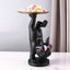 Resin Bulldog French with Metal Desk Storage Trays Table Key Holder Organizer Carousel 3