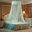 Net Curtains Corner Post Bed Canopy Mosquito Net Full Queen King Size Carousel 6
