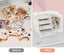 Acrylic Jewelry Box Organizer Earring Rings Holder 4 Velvet Drawers Display Case Carousel 3