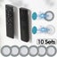 10pcs Quick Magnetic Hooks Wall Mount Anti-Lost Remote Control Magnet Carousel 7