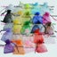 100pcs 24 Colors Jewelry Packaging Bag Organza Bags Gift Storage Carousel 3