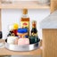360 rotating tray kitchen storage container spice jar snack cosmetic Carousel 6