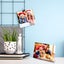 2-PACK|Horizontal Slanted Back Acrylic Sign Holder Paper Display Table Stand Carousel 4