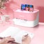 Multifunctional Desk Organizer with Mobile Phone Tissue Box and Remote Control Carousel 3