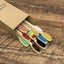 10PCS Colorful Natural Bamboo Toothbrush Set Soft Bristle Charcoal Carousel 4