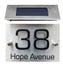 LED Solar House Number Light Bright Outdoor Address Sign Home Street & Garden Carousel 1