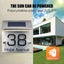 LED Solar House Number Light Bright Outdoor Address Sign Home Street & Garden Carousel 6