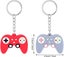 16 Pieces Video Game Controller Keychains Game Controller Handle Key Ring Pendan Carousel 3