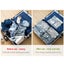 SHIMOYAMA 10pcs Storage Bag Travel Shoes Tidy Organizer Portable Carousel 6