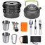 Camping Cookware Kit High Temperature Resistance Outdoor Cooking Pot Carousel 1