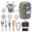 Camping Cookware Kit High Temperature Resistance Outdoor Cooking Pot Carousel 2