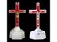 LED Light Christ Jesus Lcon Cross Home Church Pray Ornaments Carousel 8