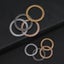 1PC Titanium Alloy Keychains Buckle Pendant Man Car Keychain Super Carousel 1