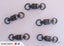 350lb Heavy Duty Ball Bearing Swivels -5 pack Carousel 1