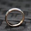 NEW! Tungsten 18k Rose Gold Plated Two-tone Satin Finish Wedding Band Ring Carousel 5