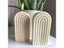 Creative Arch Door Silicone Candle Mold DIY U-Shaped Rainbow Bridge Plaster Carousel 4