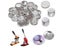 100pcs Button Pins 25 32 37 44 58MM With Puch Press Machine Carousel 4