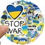 50pcs/pack I Stand With Ukraine Sticker - Support Ukraine Decal - Ukrainian Flag Carousel 3