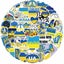 50pcs/pack I Stand With Ukraine Sticker - Support Ukraine Decal - Ukrainian Flag Carousel 4