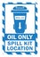 Sign Safety Oil Only Spill Kit Location 240x340mm Carousel 1